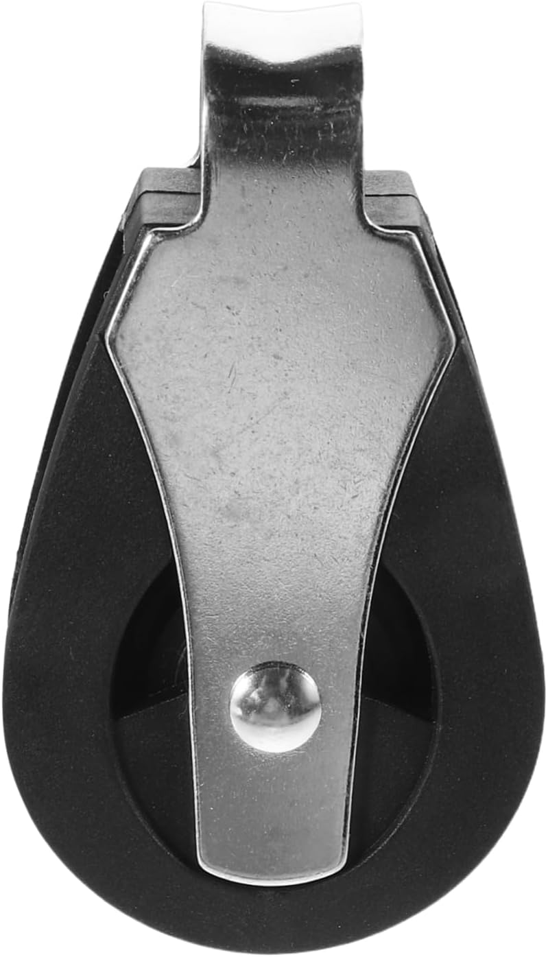 Totority Stainless Steel Nylon Pulley for Sailboats Hardware Rope Guide Block Sailing Accessory