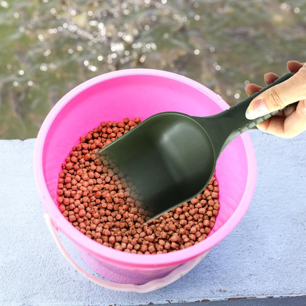 Pelle à Appâts pour Carpes en PP, Cuillère à Lancer pour Distribution Aliments Leurres, Outil de Pêche Polyvalent pour Lac