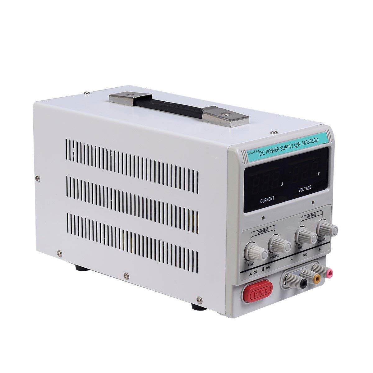 Flаѕh Dеаlѕ - 50% оƒƒ HaoFst Variable Adjustable Lab DC Bench Power Supply 0-30V 0-10A -US Power Cord