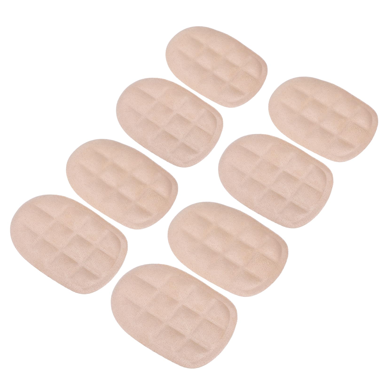 VALICLUD 5 Sätze Massage-einlegesohle Fersenpolster Für Damen Fersengriffe, Innenpolster, Fersenpolster Geschmeidige Gel-fersenpolster Ferseneinlagen Für Damen Gp-fleece Beige 4 Paare * 5