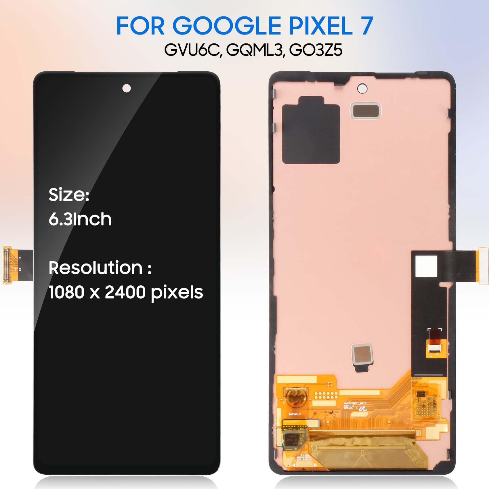 Amazon | Google Pixel 7 5Gディスプレイ用オリジナルスクリーン交換