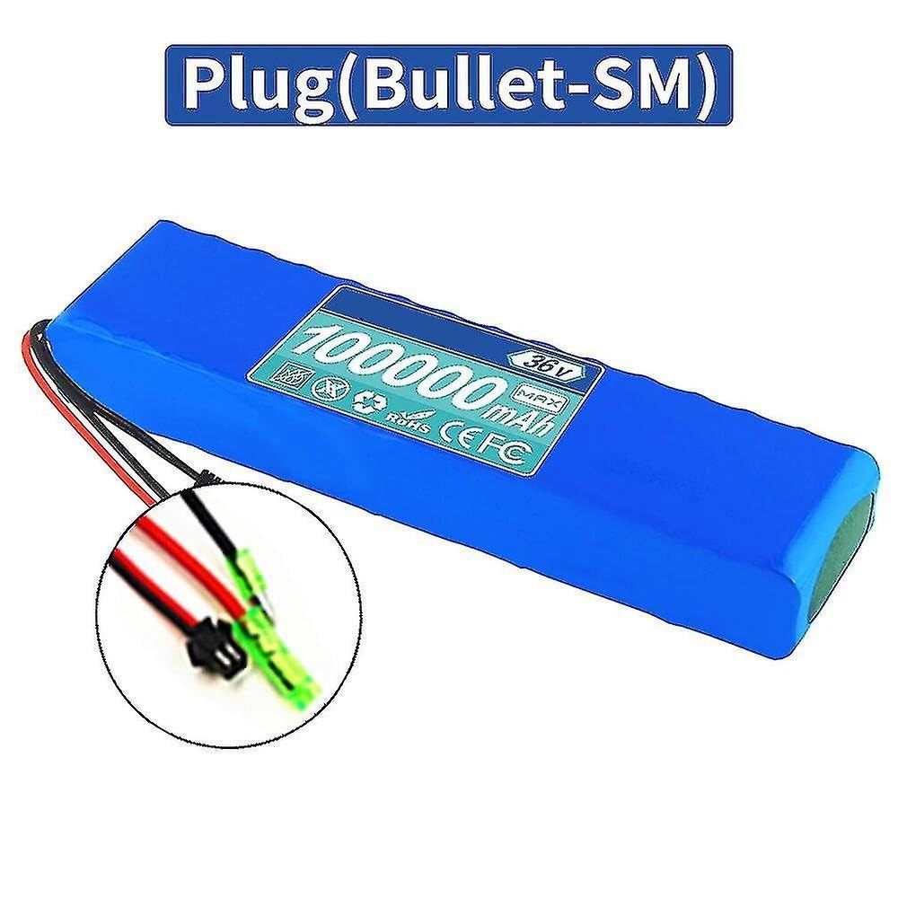 36V 100AH Lithium-Akku Für Scooter Und E-Scooter Elektro Fahrrad Batterie 10S3P Li-Ion-Ersatzakku Für Elektroroller Für 200W 350W 500W Motor