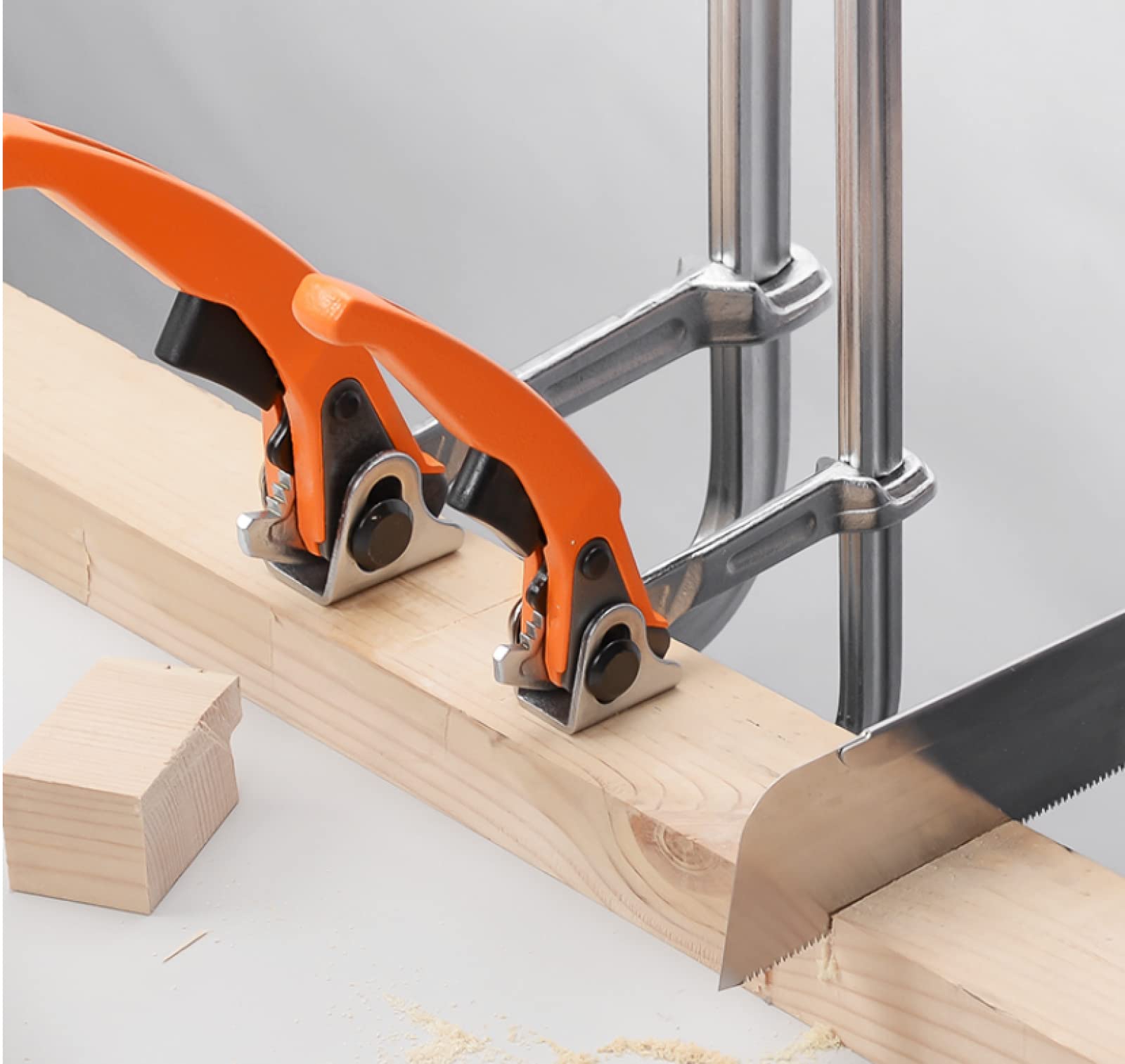 Pinza Para Trabajar La Madera Sargentos Carpintero Sargentos Para Madera Abrazadera En F De Trinquete De Alta Resistencia, Clip Para Carpintería, Herramienta De Hierro De Férula Fija, Abrazadera Fija