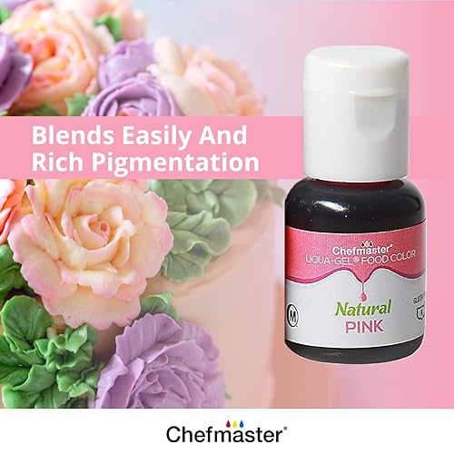 Miniatura 4 de Chefmaster - Kit de colorante natural para alimentos en gel de lika - Colorante natural para alimentos en gel - Paquete de 4 unidades - Ingredientes