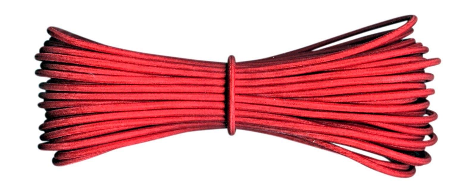 Round Elastic Cord - 2 mm Diameter - Red - 100 metres — image 1