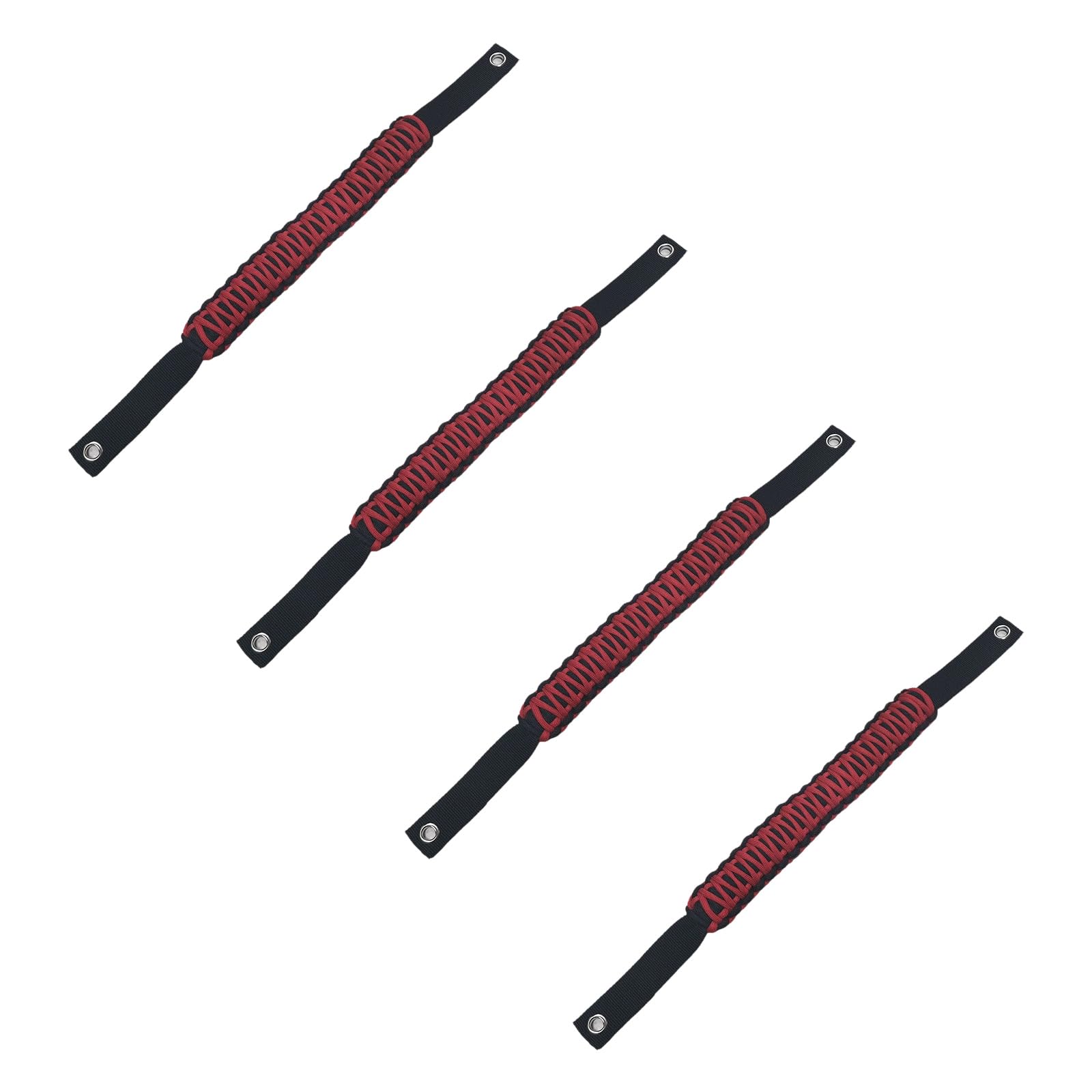 Hsioluted Group of 4 Ergonomic Car Cabin Handles Built with Robust Nylon for Passenger SUV Accessory Upgrades