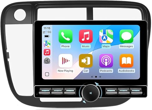 Car Stereo Radio for Honda Civic 1998-2000, 10.8" IPS Touchscreen