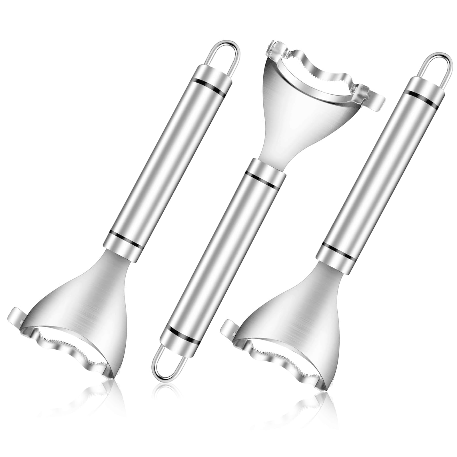 Golden Pearl 3pcs-Magic Corn Peelers, Corn Stripper Corn Cob Stripper Tool,Corn Cob Peeler,Stainless Steel Corn Thresher With Ergonomic Handle For Kitchen Gadget