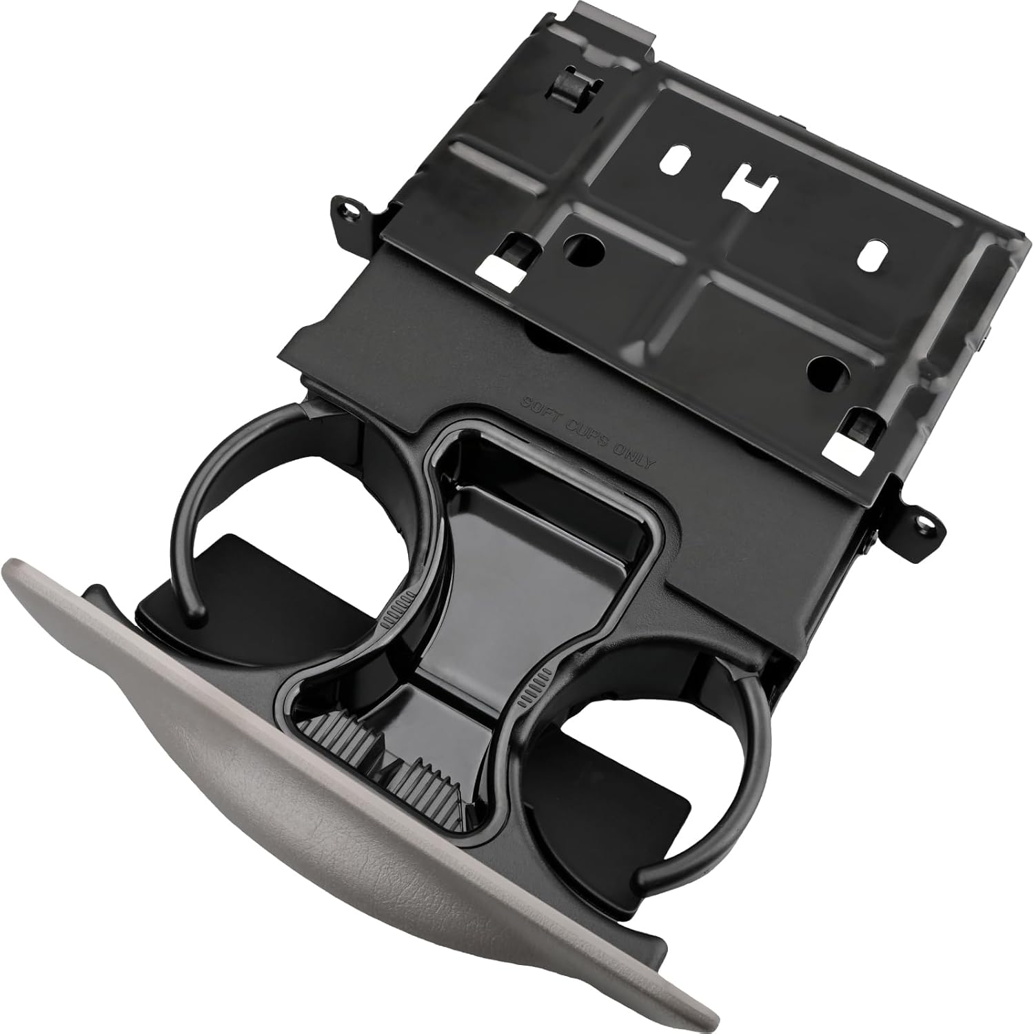 YC3Z-2513560-CAD Gray Dashboard Cup Holder Compatible with F-250 F-350 F-450 F-550 Super Duty 1999-2004 Excursion 2000-2004