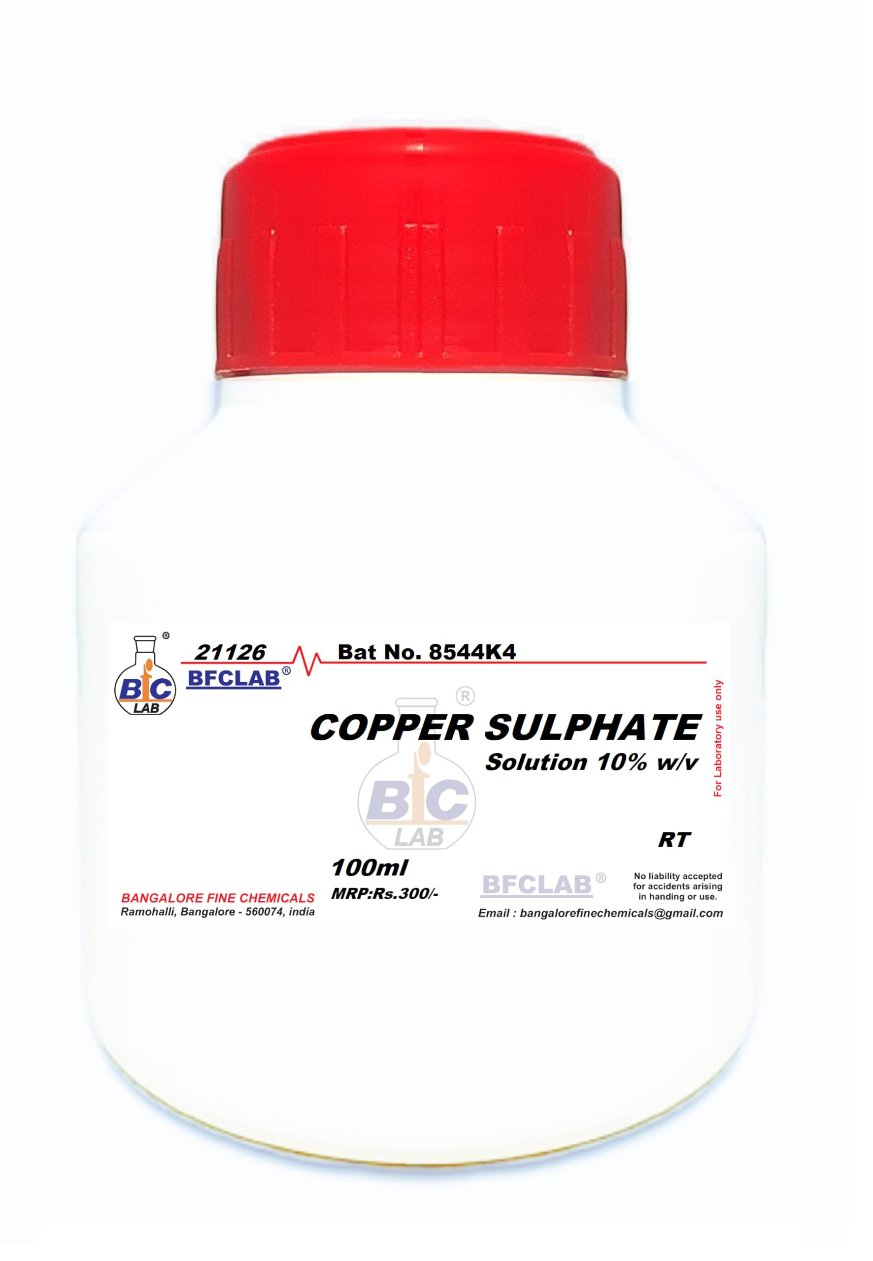 bfclab COPPER SULPHATE 10% Solution - 100ml-picture-56