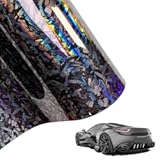 Forged Carbon Fiber Vinyl Wrap - 16 x 60inch Self Adhesive Waterproof Glossy Car Interior Exterior Tuning Sticker for Car&comma; Motorcycle &lpar;Silver&rpar;