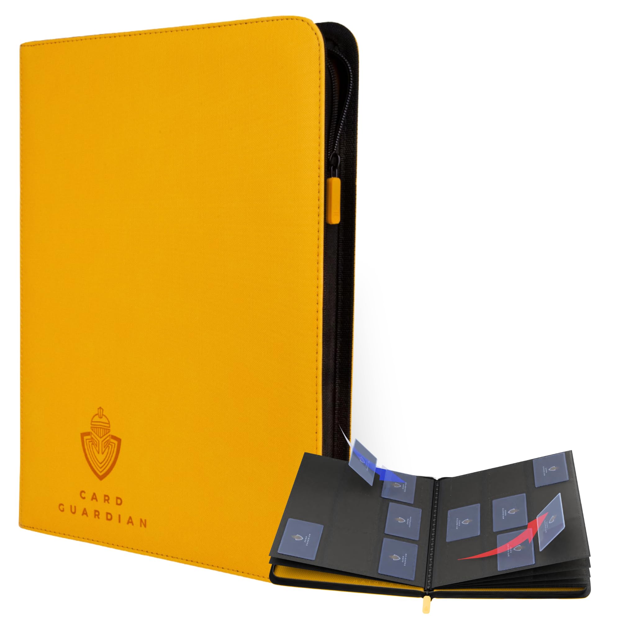 Card Guardian - 9 Pocket Premium Binder with Zipper for 360 cards