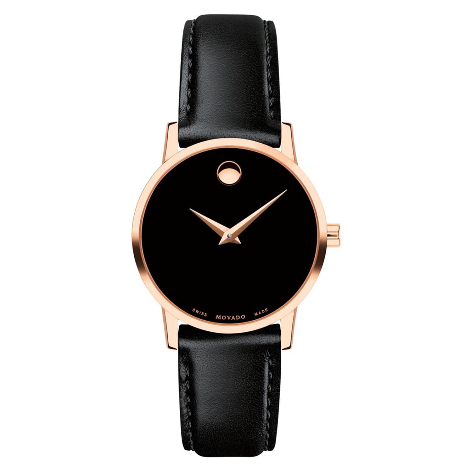 MovadoMuseum Analog Black Dial Women's Watch-0607276