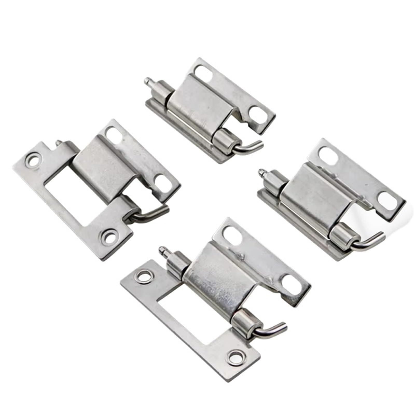Kdhcvkz 304 Ss-4 1Pcs Stainless Steel Detachable Concealed Hinge Cabinet Door Hinges(304 Ss-4)