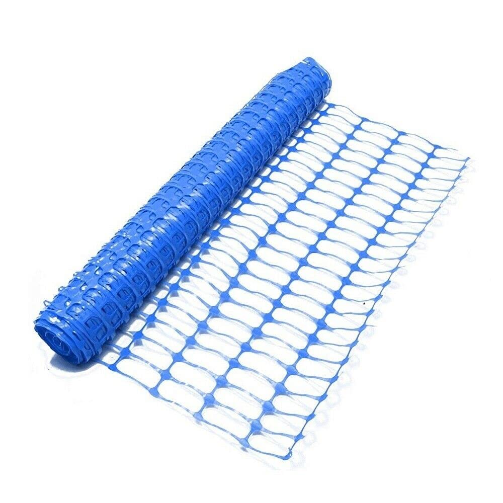 Yuzet 1m x 25m Blue Barrier mesh Garden Fence Heavy Duty High Density Plastic Fencing