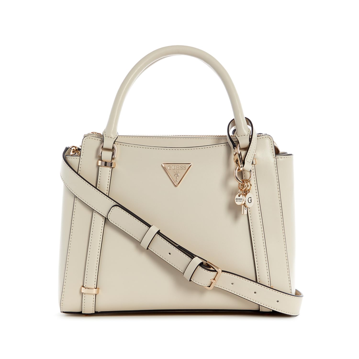 GUESS Daryna 2 Compartment Satchel Bone