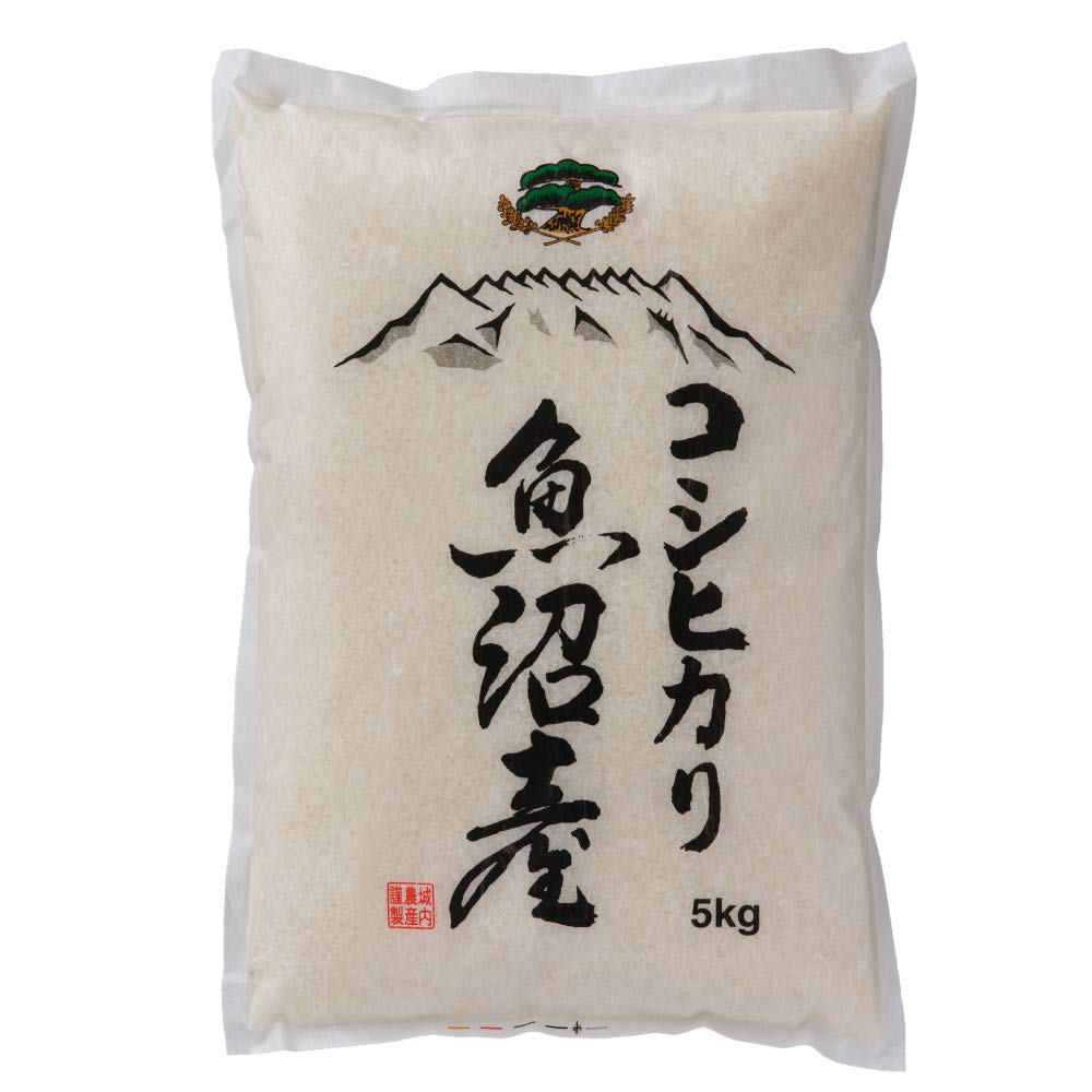 南魚沼産コシヒカリ 白米５kg 八海山の雪解け水が育んだお米 城内農産 農家直売 Amazon.co.jp: 南魚沼産コシヒカリ 白米5kg 八海山の雪解け水が育んだ