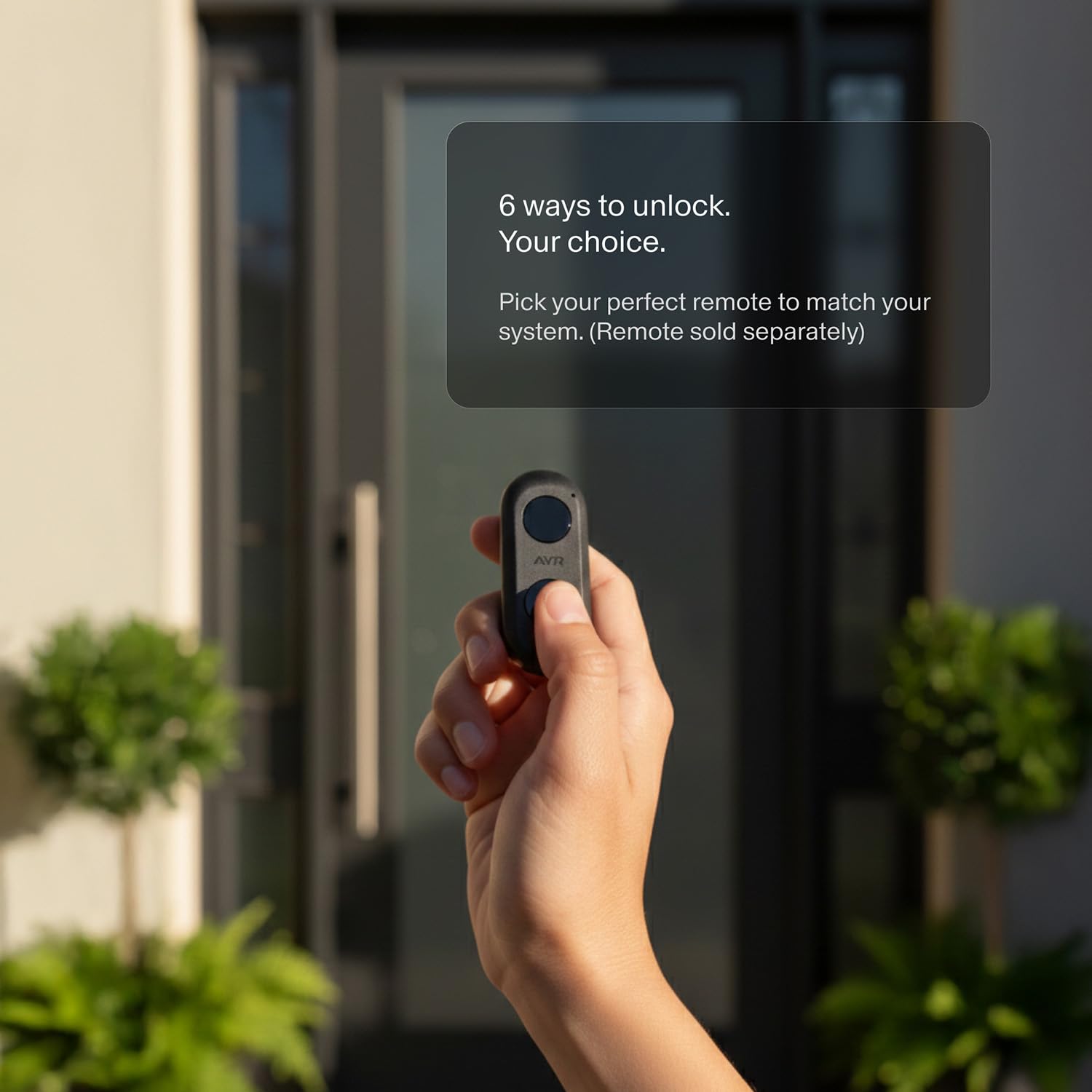 AYR Pass - Cerradura Inteligente con Alarma Integrada, Bluetooth 5.0, Control por App Integra y Gestión de Invitados, Batería Recargable, Compatible con Cilindro Europeo. [Negro mate]