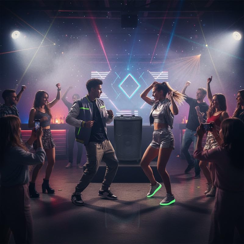 Image of Aiwa Aw-Tr101 Bluetooth Trolley Party Speaker | 100W Powerful Sound with 10 inch Subwoofer, Dynamic Bass Boost, 2 Wireless Mics, 6H Backup, 7200Mah Battery, Party Lights, Recording Feature, Black