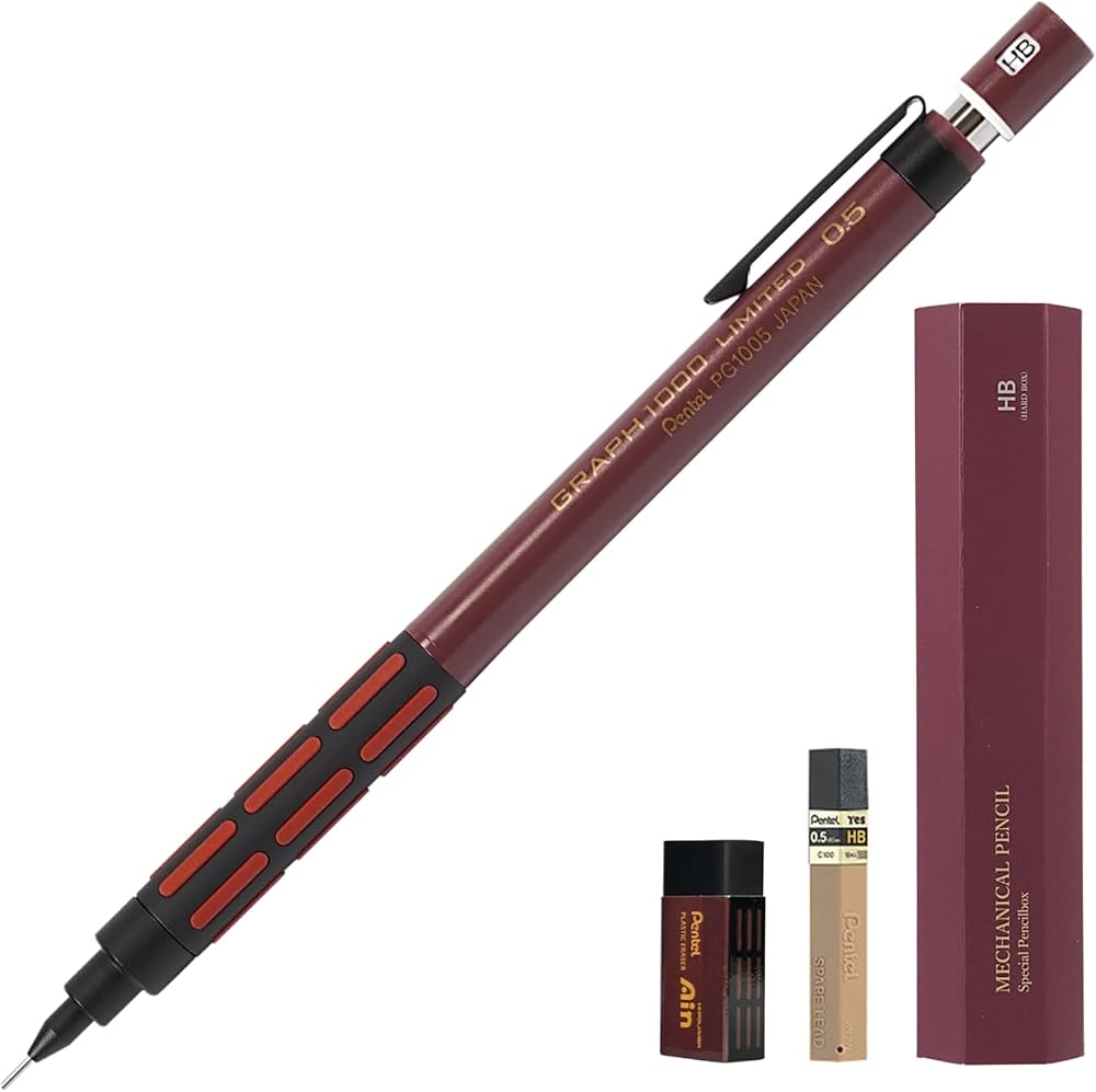 グラフ1000 リミテッド　ピンク　ブラウン　2本セット　ぺんてる　廃番 グラフ1000 リミテッド ピンク ブラウン 2本セット ぺんてる 廃