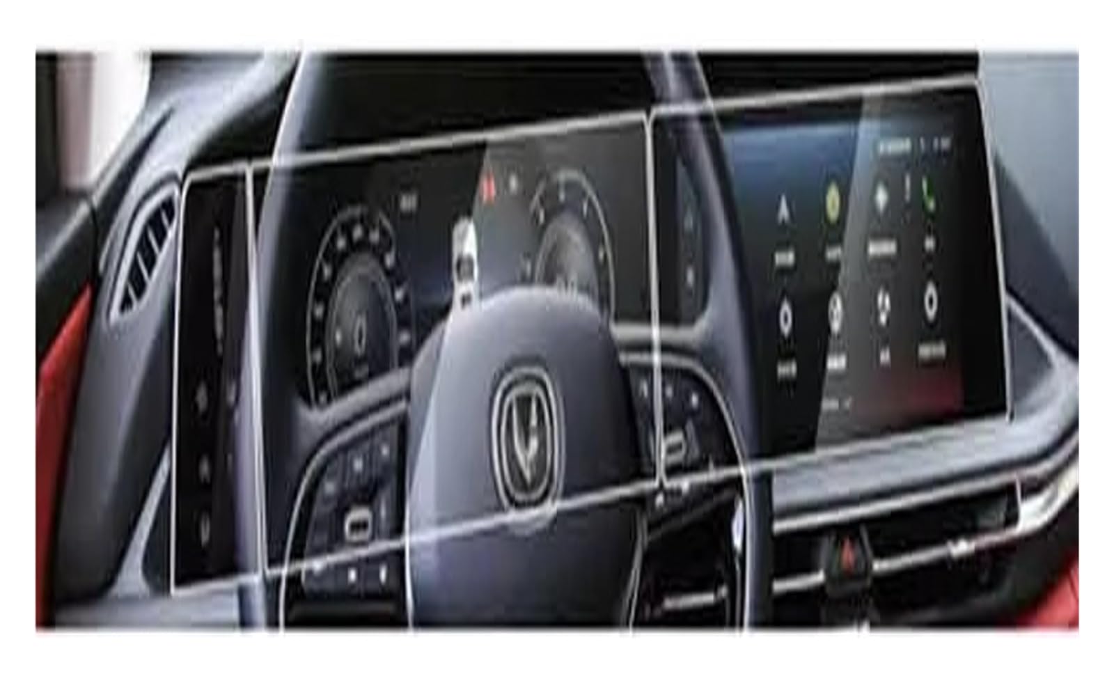 Pellicola Protettiva in Vetro temperato per Schermo di Navigazione GPS per Auto 4 Pezzi per Changan CS75 e Plus 2020 2021.
