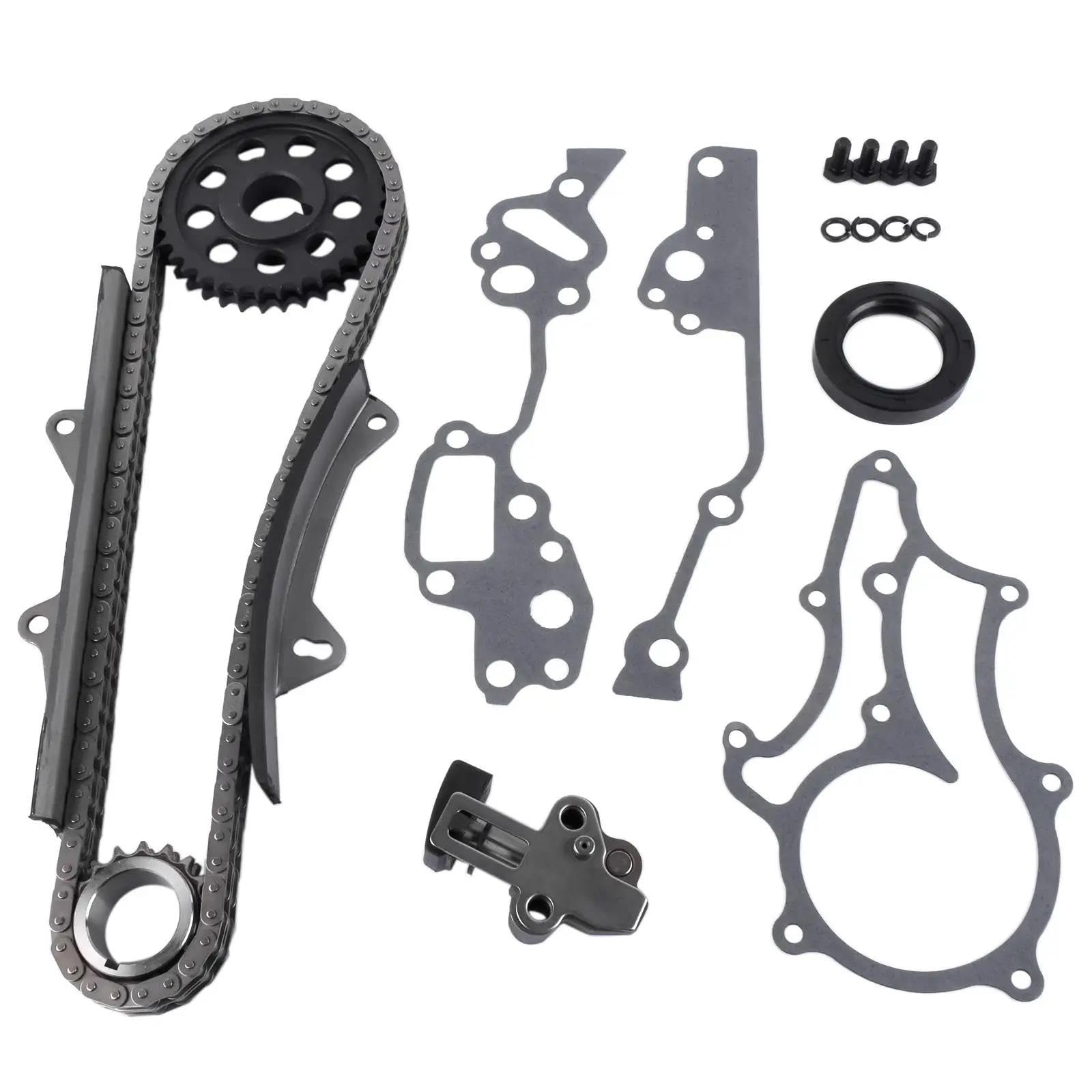 Kit de cadena de distribución y ajustador del árbo Kit Cadena Distribución Coches Accesorios 13523-38011 Para 4Runner Para Celica Para Pickup 2.4L 22R 22RE 22REC 1985-1995