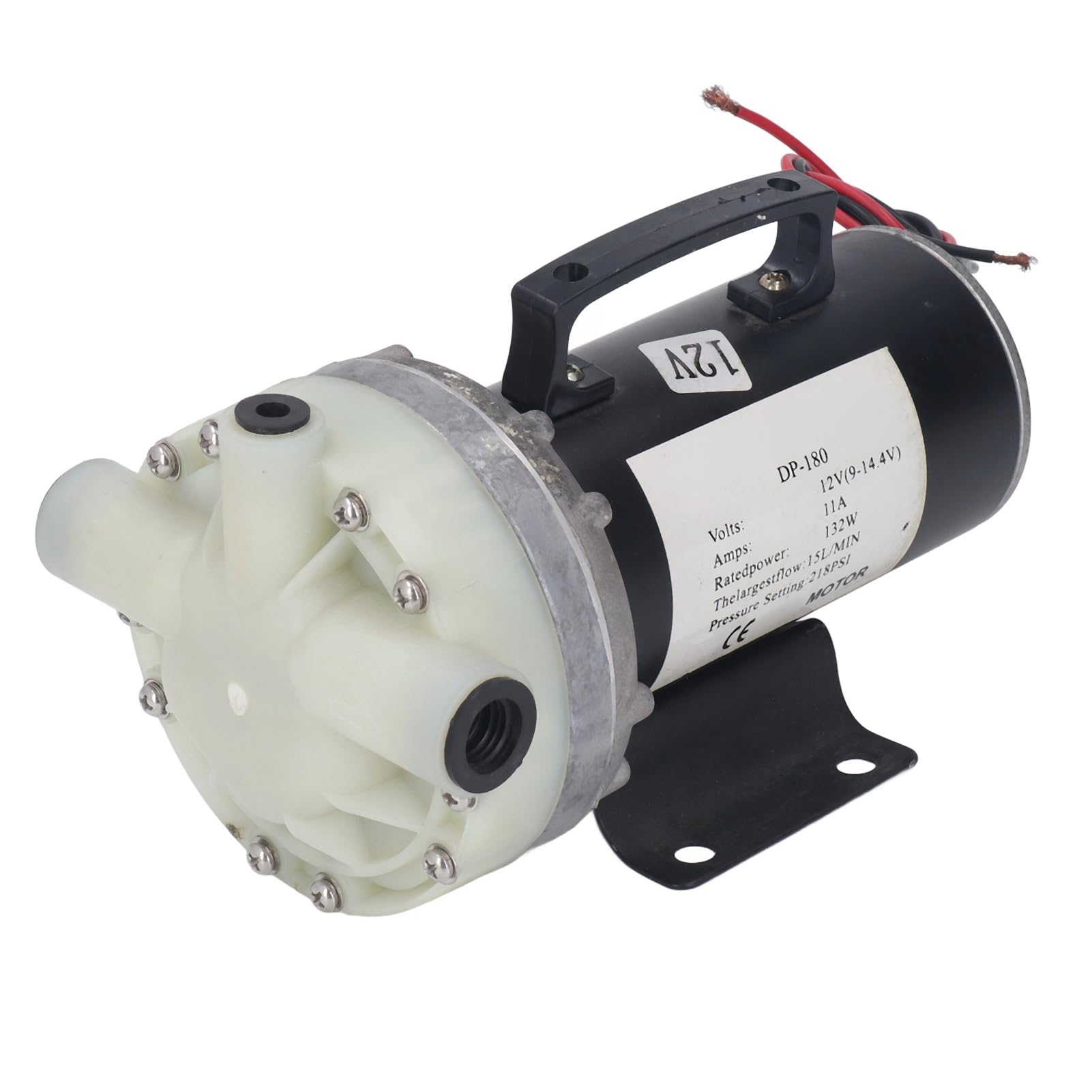 Cocoarm Membranowa Pompa Wodna, 12 V, Elektryczna, Wysokociśnieniowa, Samozasysająca Pompa Wspomagająca, 15 L Min, rdzeń z Czystej Miedzi, wysokość Podnoszenia 100 M, Wyłącznik Ciśnieniowy, do