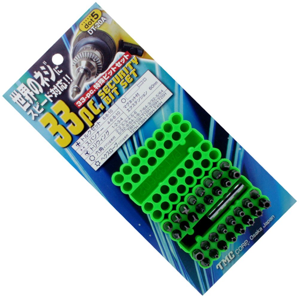 Amazon | TOYOMITSU 33pc.特殊ビットセット DT-20A | 木工用