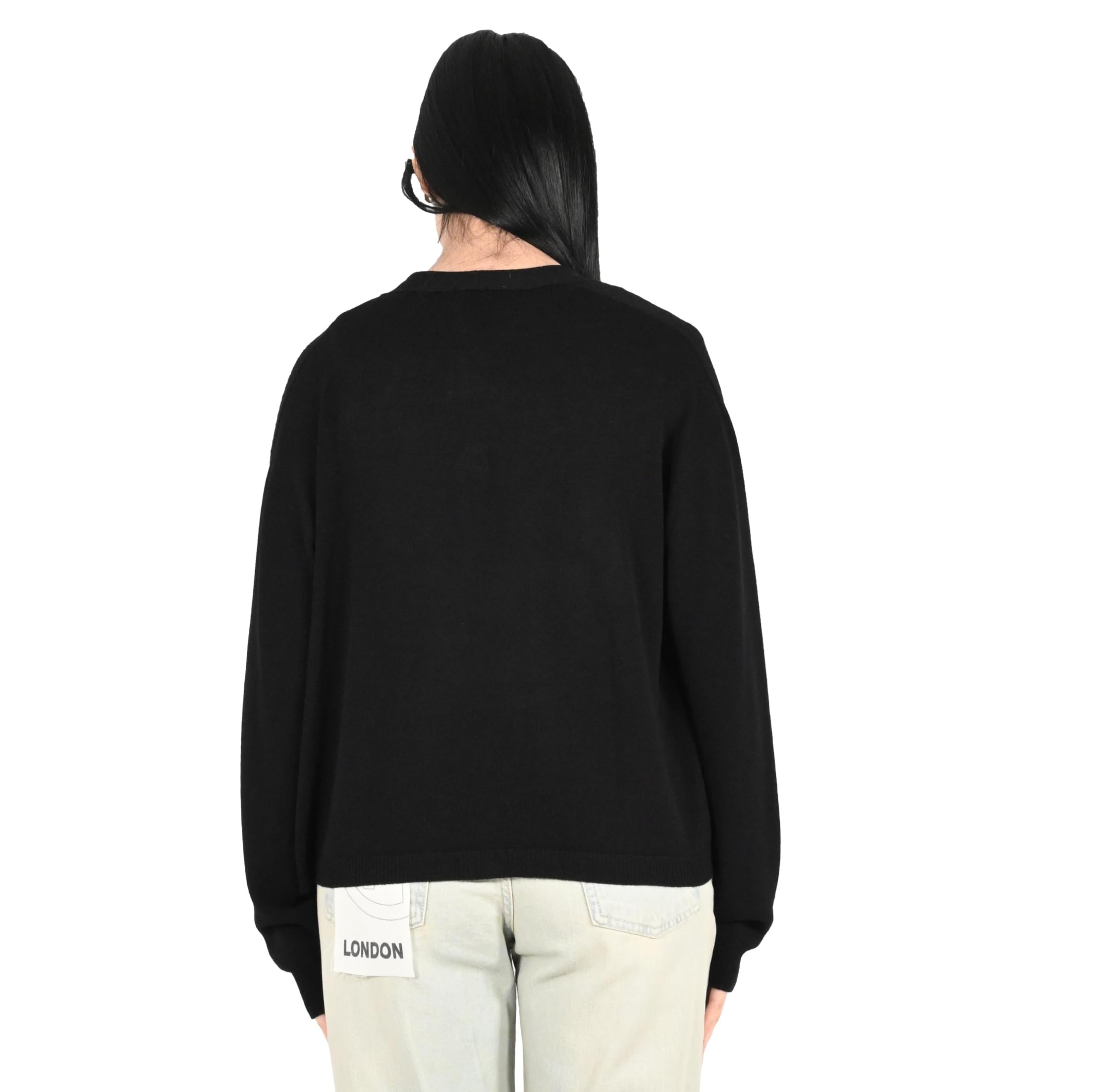 Kontatto cardigan donna nero 3M1525C