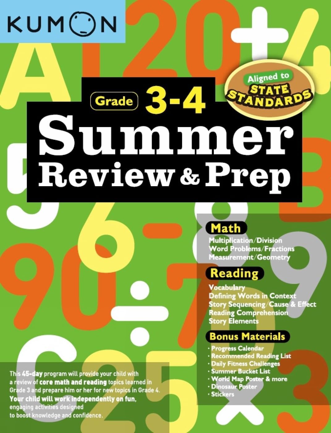 Kumon Summer Review & Prep Grades 3-4