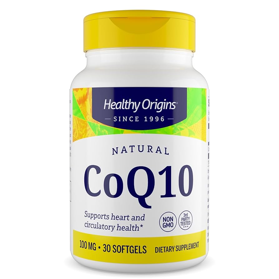 Amazon.com: Healthy Origins® CoQ10 100 mg – Natural Trans