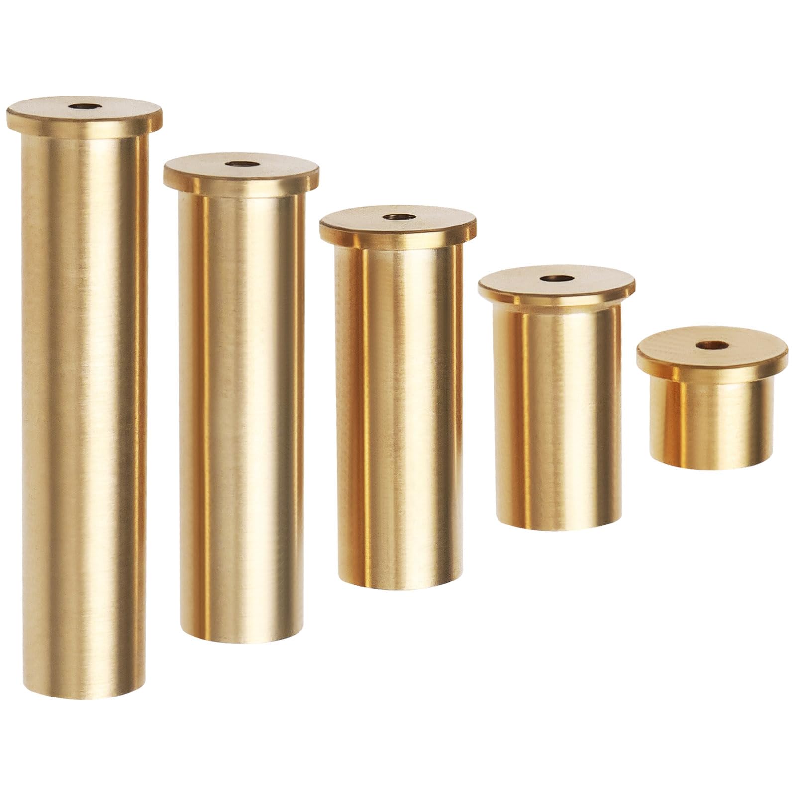 Be In Your Mind 5pcs Golf Club Weight Head Brass Shaft Tip Weights Weight Head Accessories Suitable for Steel Wood Steel Iron Shafts (2/4/6/8/10g)