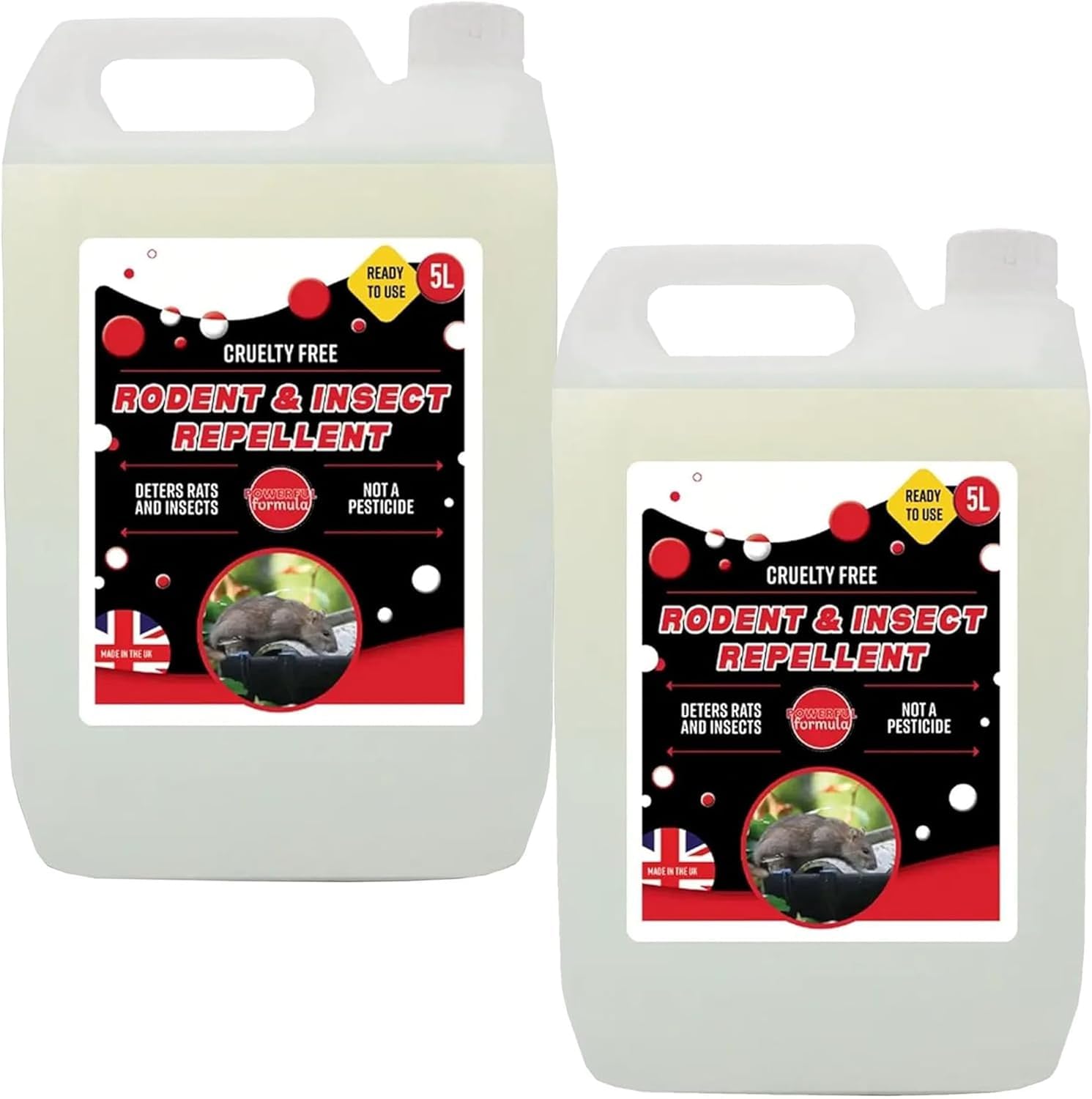 5L Rodent & Insect Repellent Ready to Use Protective Rodent Repeller for Home, Garden, Office & Garage (4)