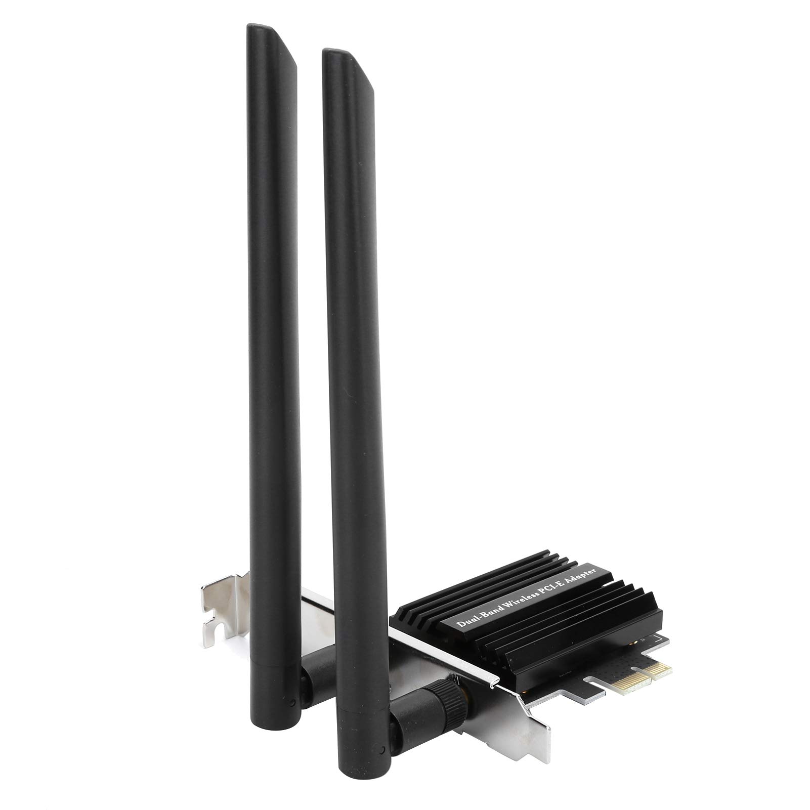 Bewinner Scheda WiFi 6 PCIe AX3000 con Bluetooth 5.1, Adattatore Wireless Dual Band 574+2400Mbps, 2 Antenne da 8dBi e Cavo di Prolunga per PC Desktop