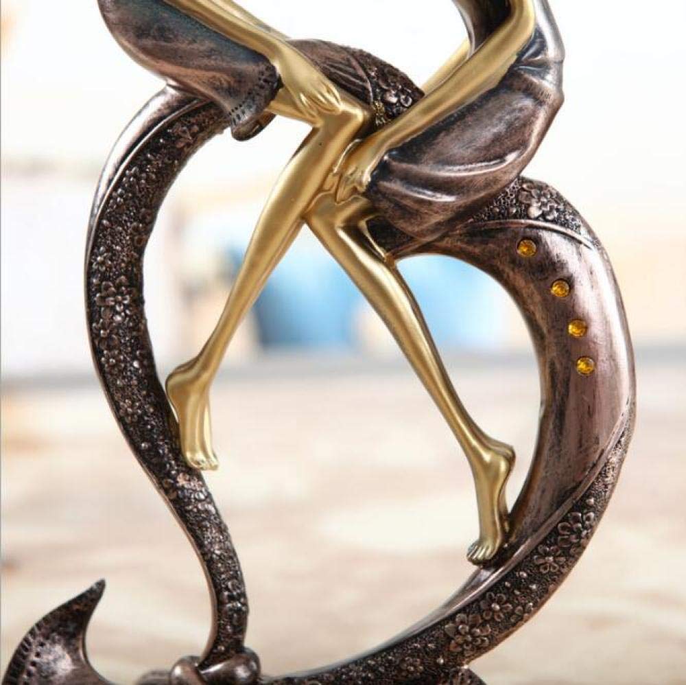 Figura artificiale artigianale in resina Scultura Vecchio coppia Vecchio coppia Anniversario di matrimonio Figurine decorative Decorazione della casa  15