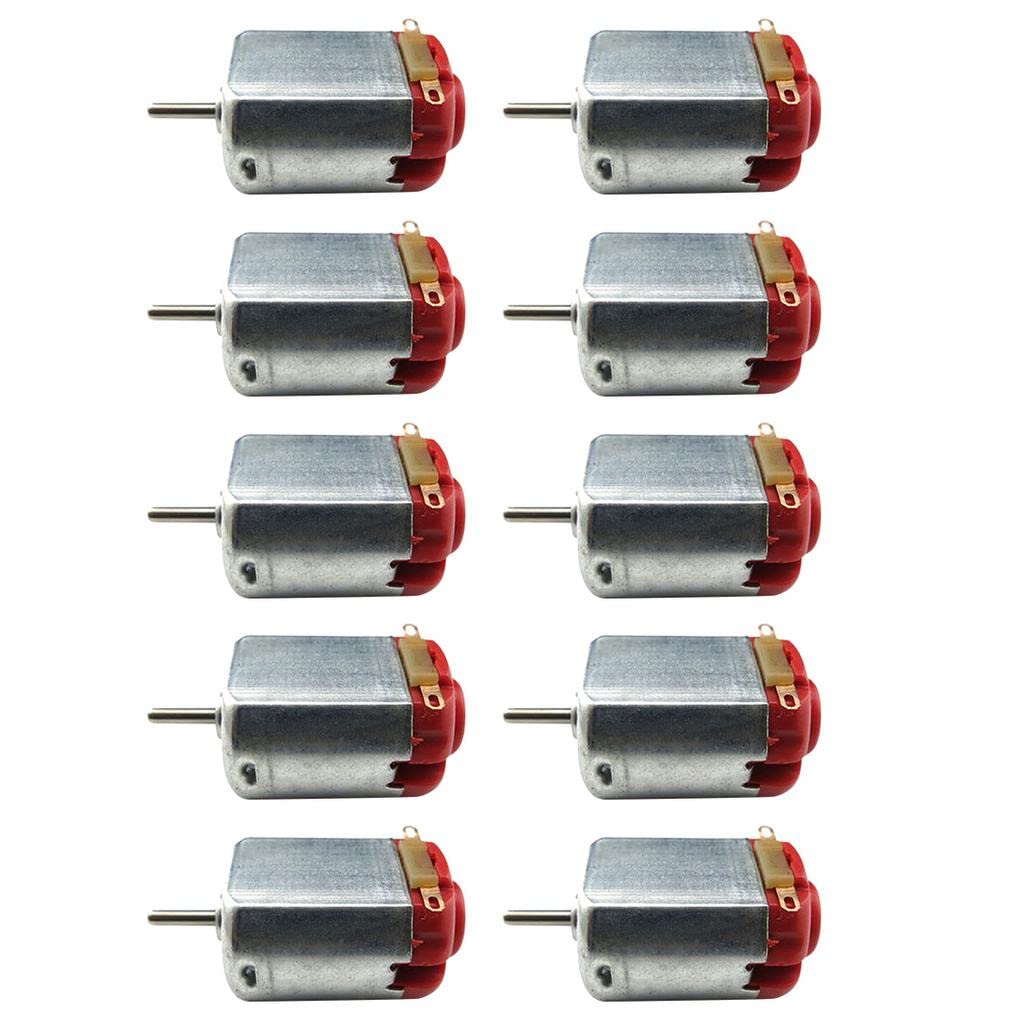 Robomalls 3v- 6 volt DIY Toys Green Micro DC motor toy Mini Electric Motor dc 3v- 6volt high speed PACK OF 10