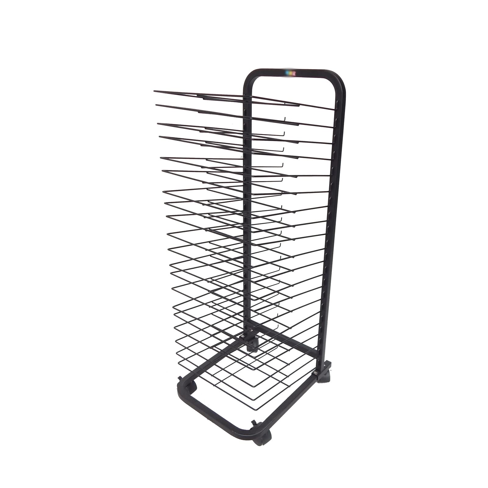 Étagère de Rangement pour œuvres d'art, étagère de séchage Mobile Robuste avec 2 Roues verrouillables - Organisateur Polyvalent pour peintures, Dessins et Planches à Croquis - Idéal pour Les