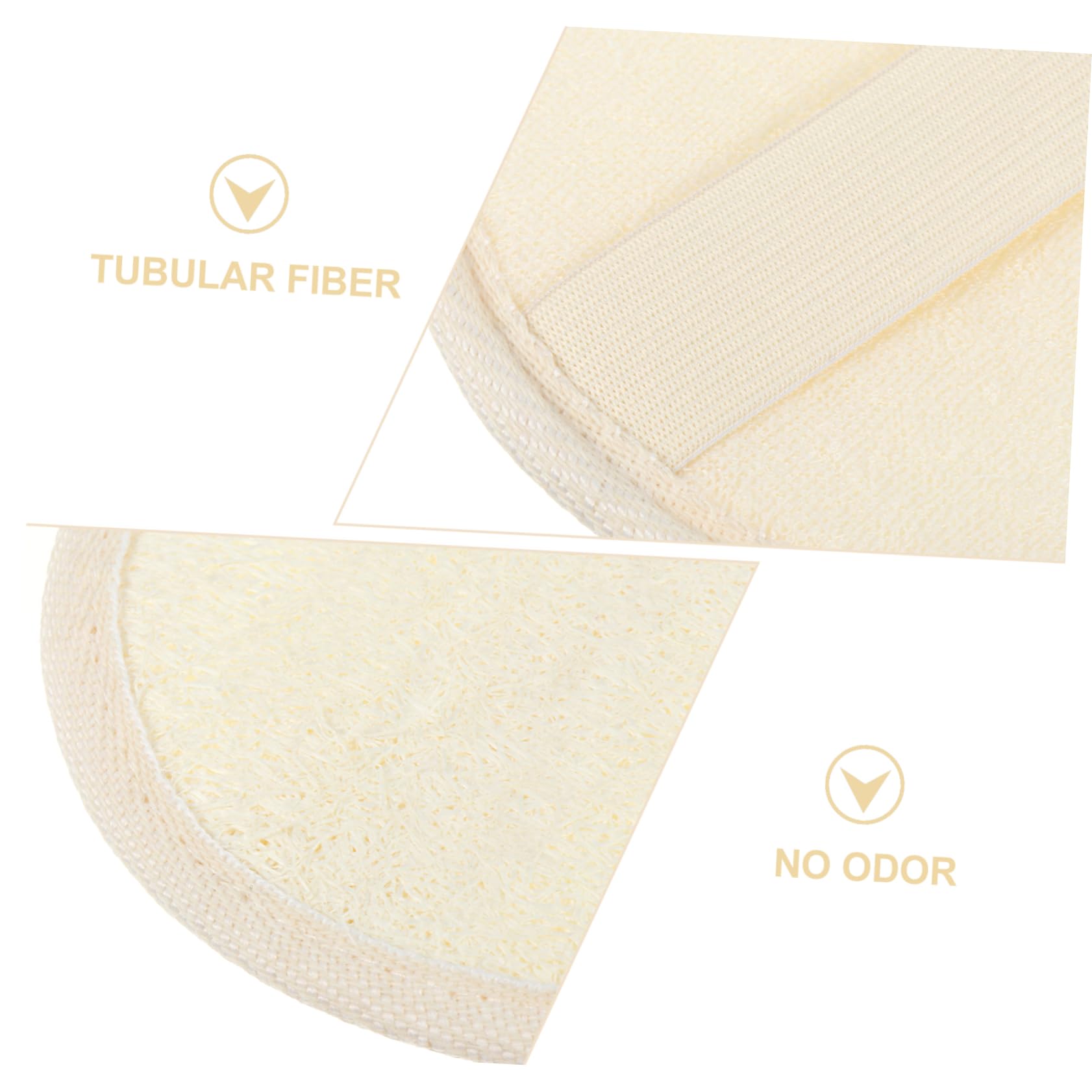 NOLITOY 10 Piezas Toallas de Baño Exfoliantes de Lufa Almohadillas Redondas para Ducha Accesorios de Lufa para Exfoliante Toalla para Baño