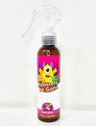 Monsters Be Gone Body and Linen Spray Neutralizador de olores natural, no tóxico, ambientador para habitación (polvo lecho)