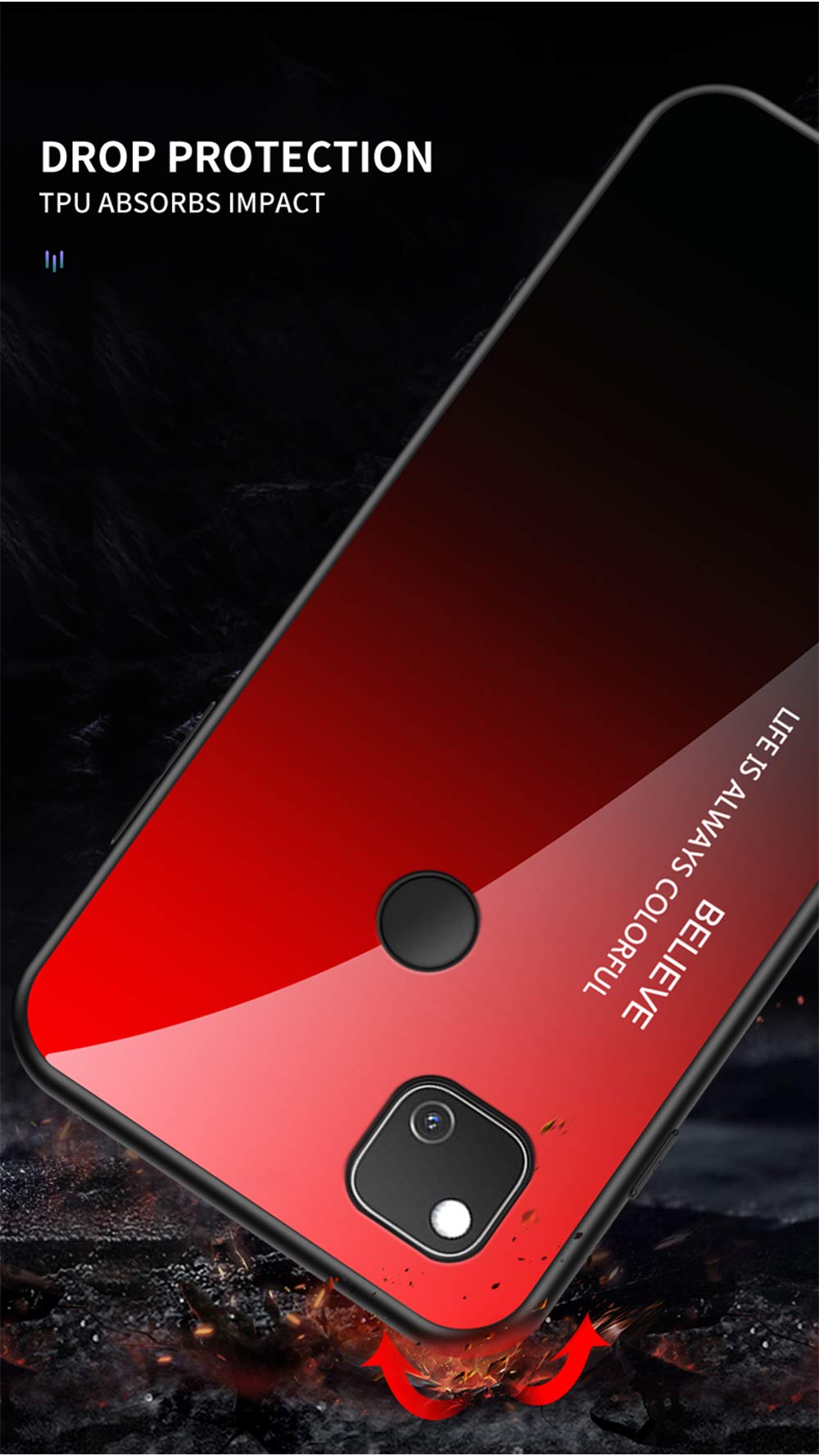 Screenguard Realme X2 Pellicola protettiva in vetro Custodia dal design amichevole