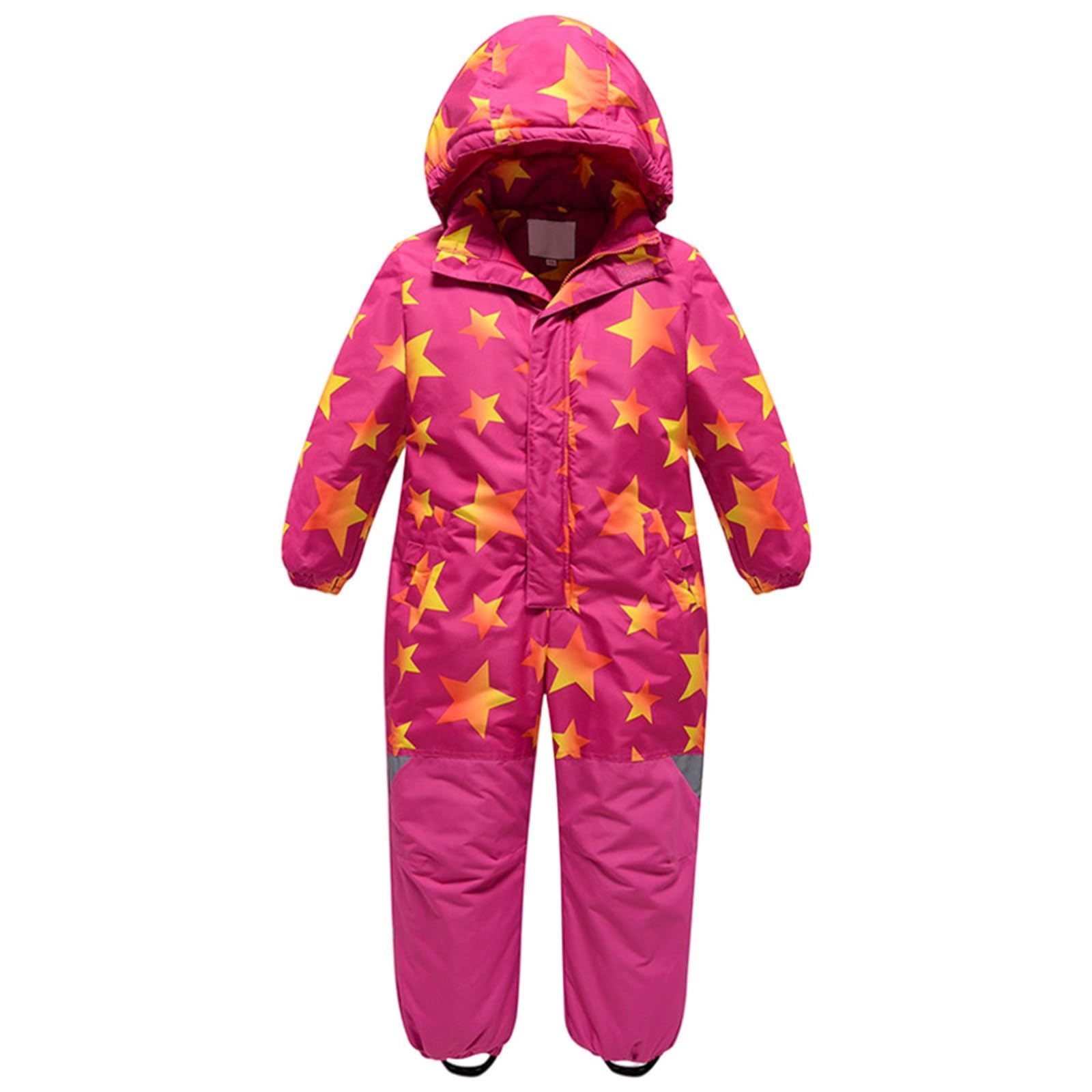 Baby Boy Girl Snowsuit Winter Coat Clothes Toddler Infant Warm Hoodie Jumpsuit Romper Zip Down Puffer (PK1, 6-12 Months)