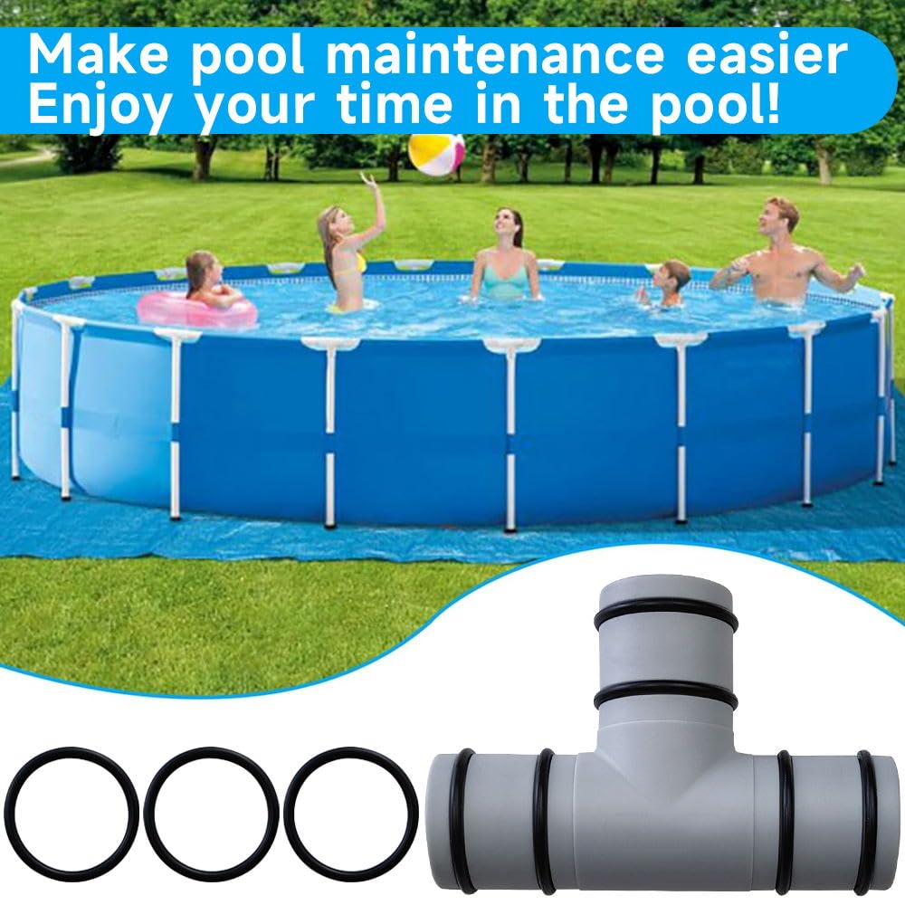 Connecteur de tuyau de piscine, joint en T de 3,2 cm, adaptateur de tuyau de piscine pour pompe de filtre de piscine, pompes de piscine gonflables, gris