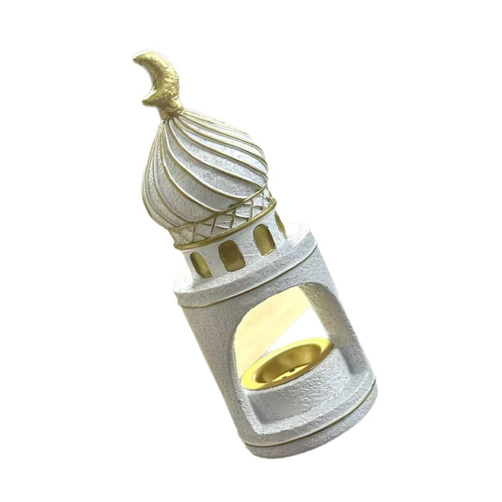 Middle Eastern Resin Mosque Tower Statue Ornament Aromatherapies Burners Frankincense Resin Incenses Holder Home Decors Middle Eastern Incenses Burners