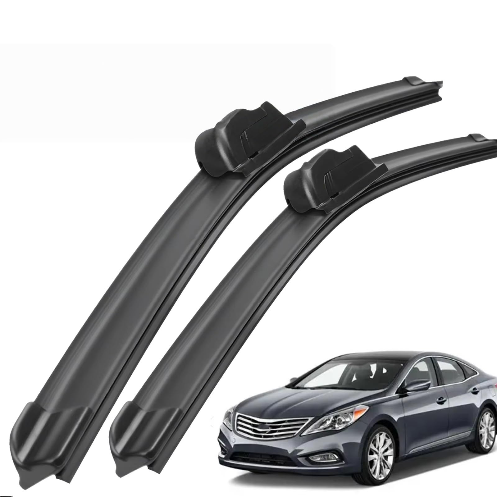 Essuie-Glace Sans Traces et Silencieux Hyundai Azera HG 2012-2017 Pack Avant