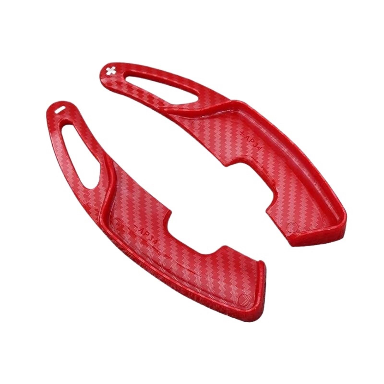 Bvfsxhs Carbon Fiber Red Car Paddle Shift Accessories Car Steering Wheel Paddles Shift Accessories For Lexus For Rx Nx Ux Lx Rz Lm Ls Es 2019-2024(Carbon Fiber Red)