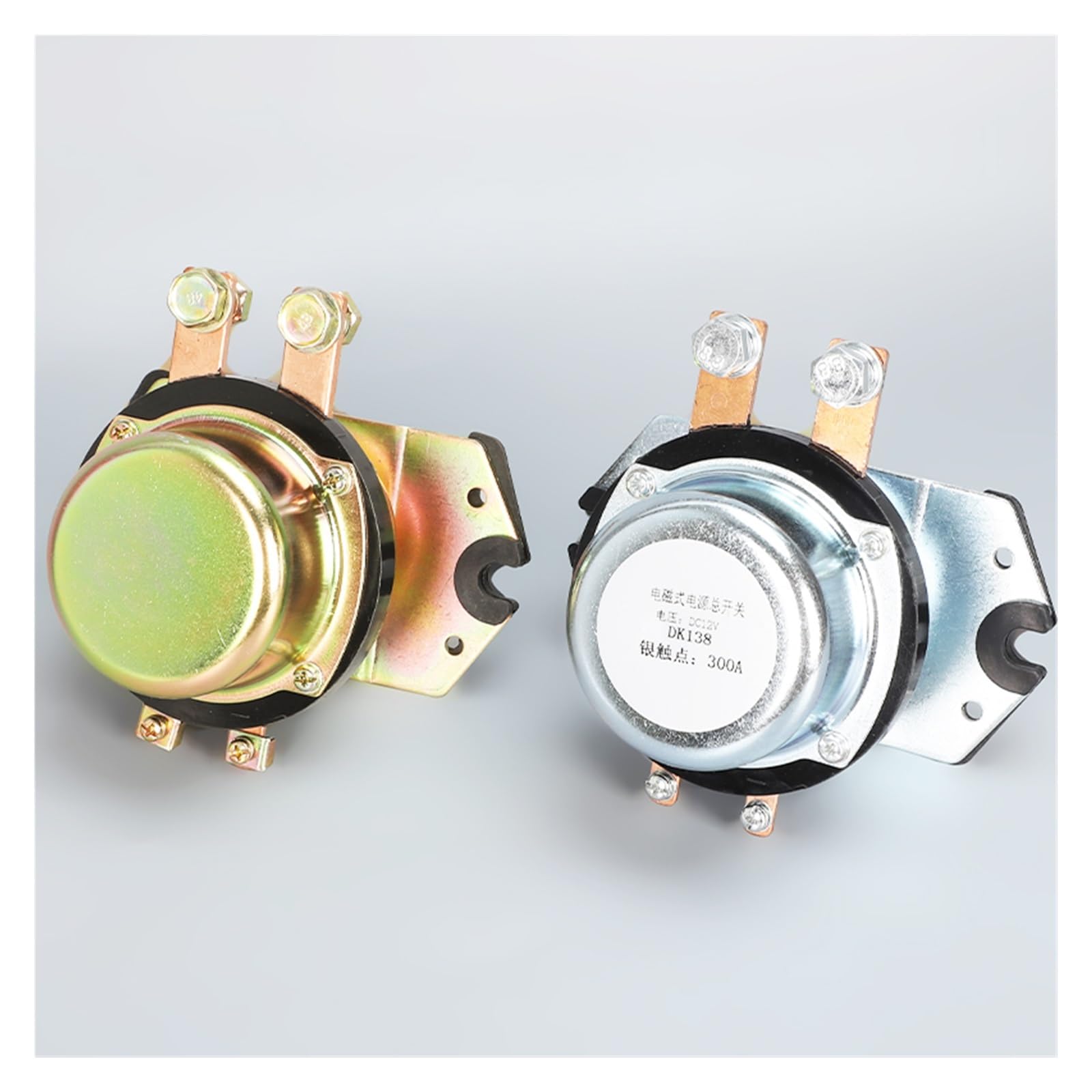 Interrupteur principal d'alimentation électromagnétique, batterie DK138/238, relais 100A300A12V24V, 1 pièce(100A 12V small silver contacts)