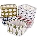 Produktbild ZhengYue Leinen Speicher Organizer Sets Kleine Baby Stoff Aufbewahrungsbox Organizer mit 2 Griffen auf beiden Seiten 20x16x12cm -Sets von 5