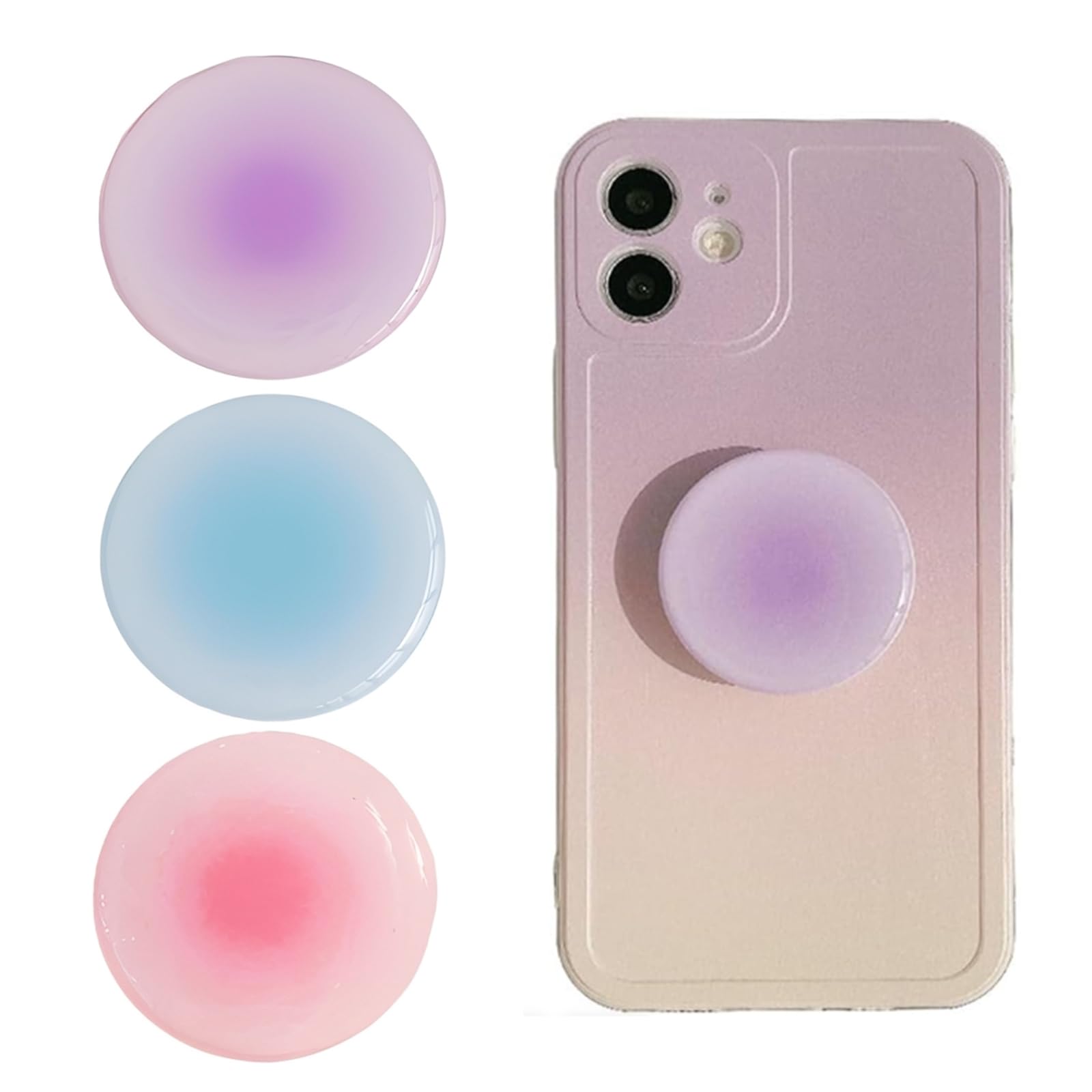 Phone Grip Holder, Hand Gripper for Smartphones, Universal Mobile Holder with Sticky Pad, Secure Grip for Texting and Video Watching, Compact 4x4 cm Design for Easy Pocket Storage-image-13