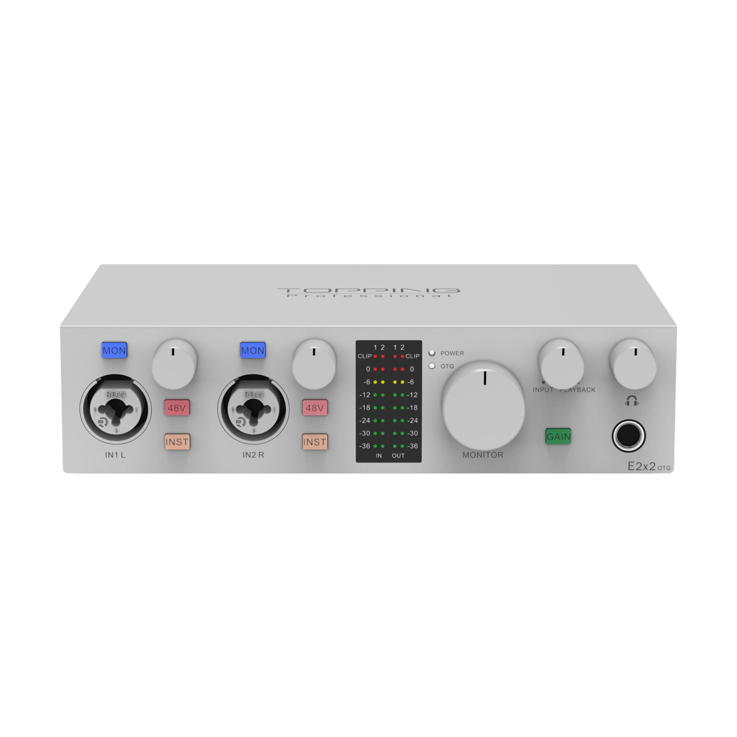 E2x2 OTG, Interfaz de audio USB con conexión directa al smartphone a través de OTG y extensión de salida SPDIF (Blanco)