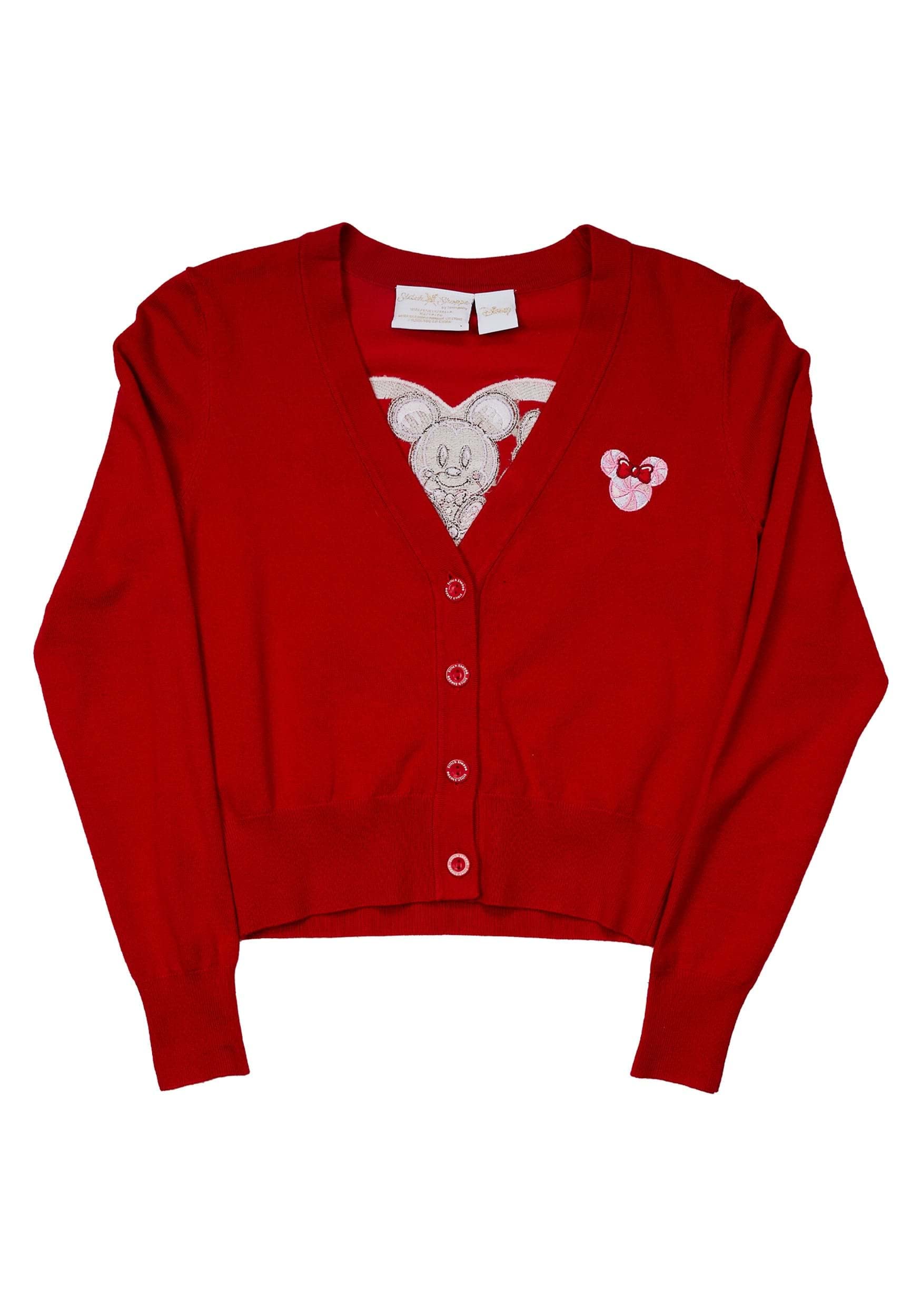 Womens Stitch Shoppe Disney Holiday Gingerbread Character Sweater